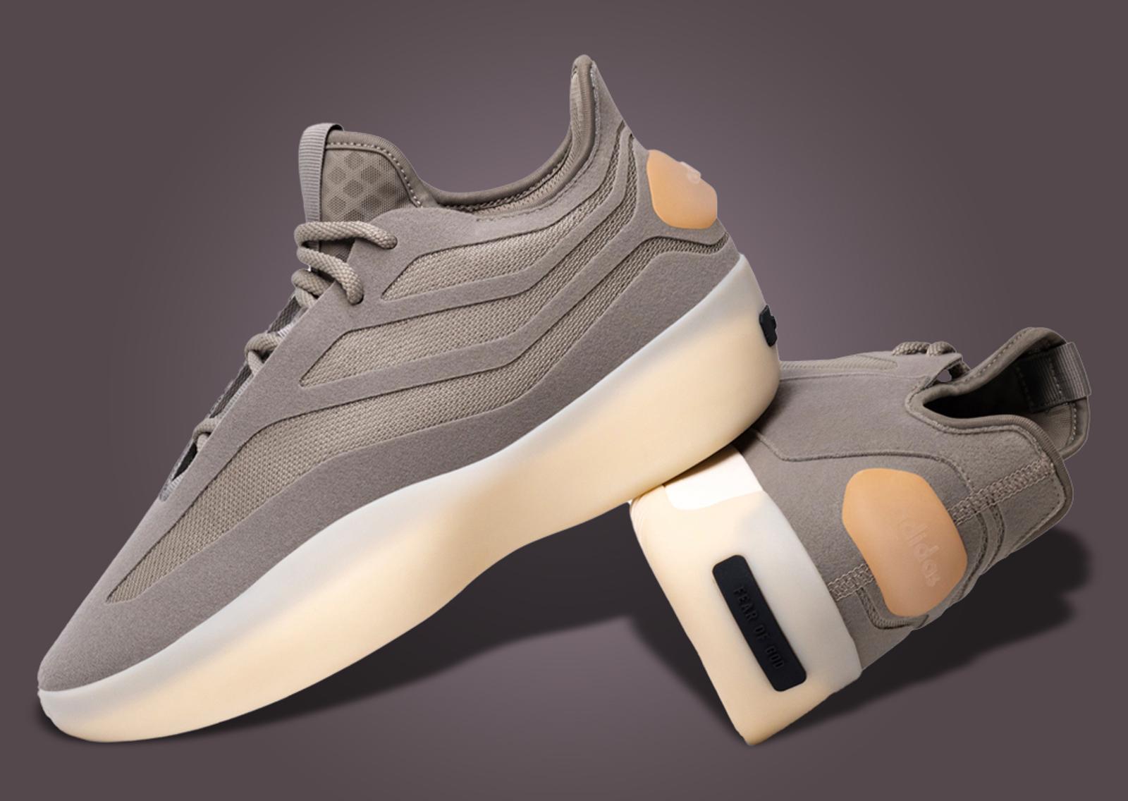 adidas Fear of God Athletics Basketball II Putty Beige Angle