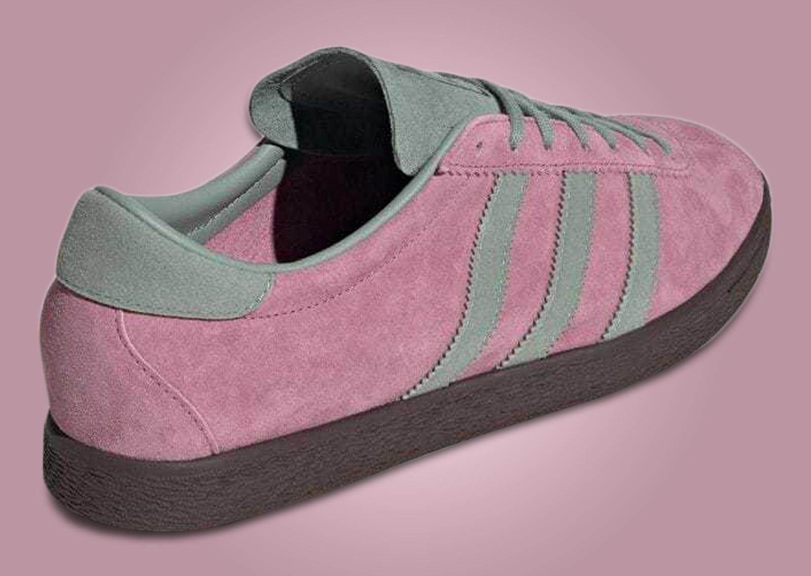 adidas Tobacco Wonder Orchid Silver Green Heel Angle