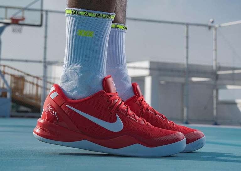 Nike Kobe 8 Protro TB University Red  Lateral