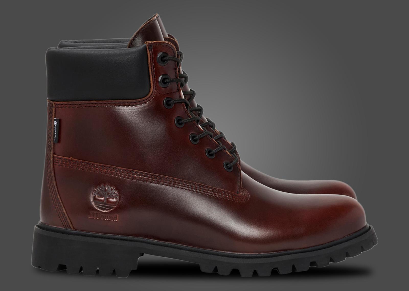 JJJJound x Timberland 6-Inch Boot GTX Oxblood Medial