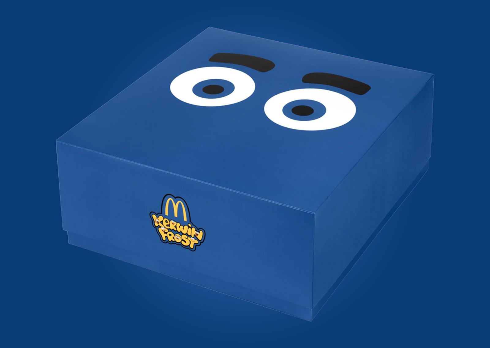 Kerwin Frost x McDonald's Fry Guy Clogs Packaging