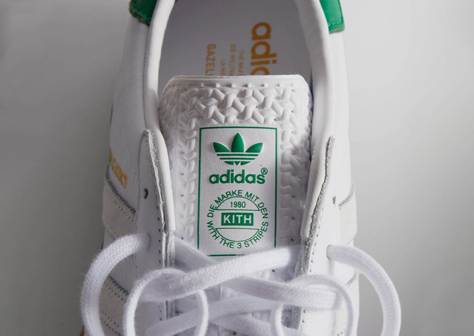 Kith Classics x adidas Originals Gazelle Indoor Tongue Tag