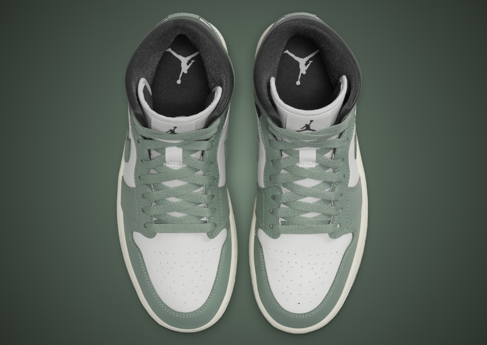 Air Jordan 1 Mid Jade Smoke (W) Top