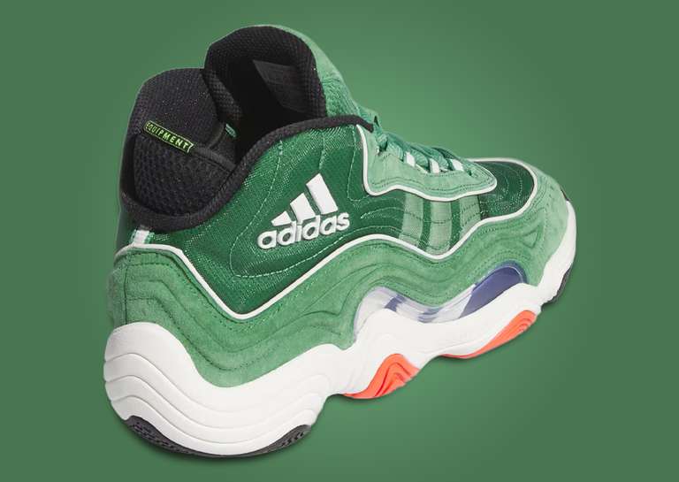 adidas Crazy 98 Green Heel Angle
