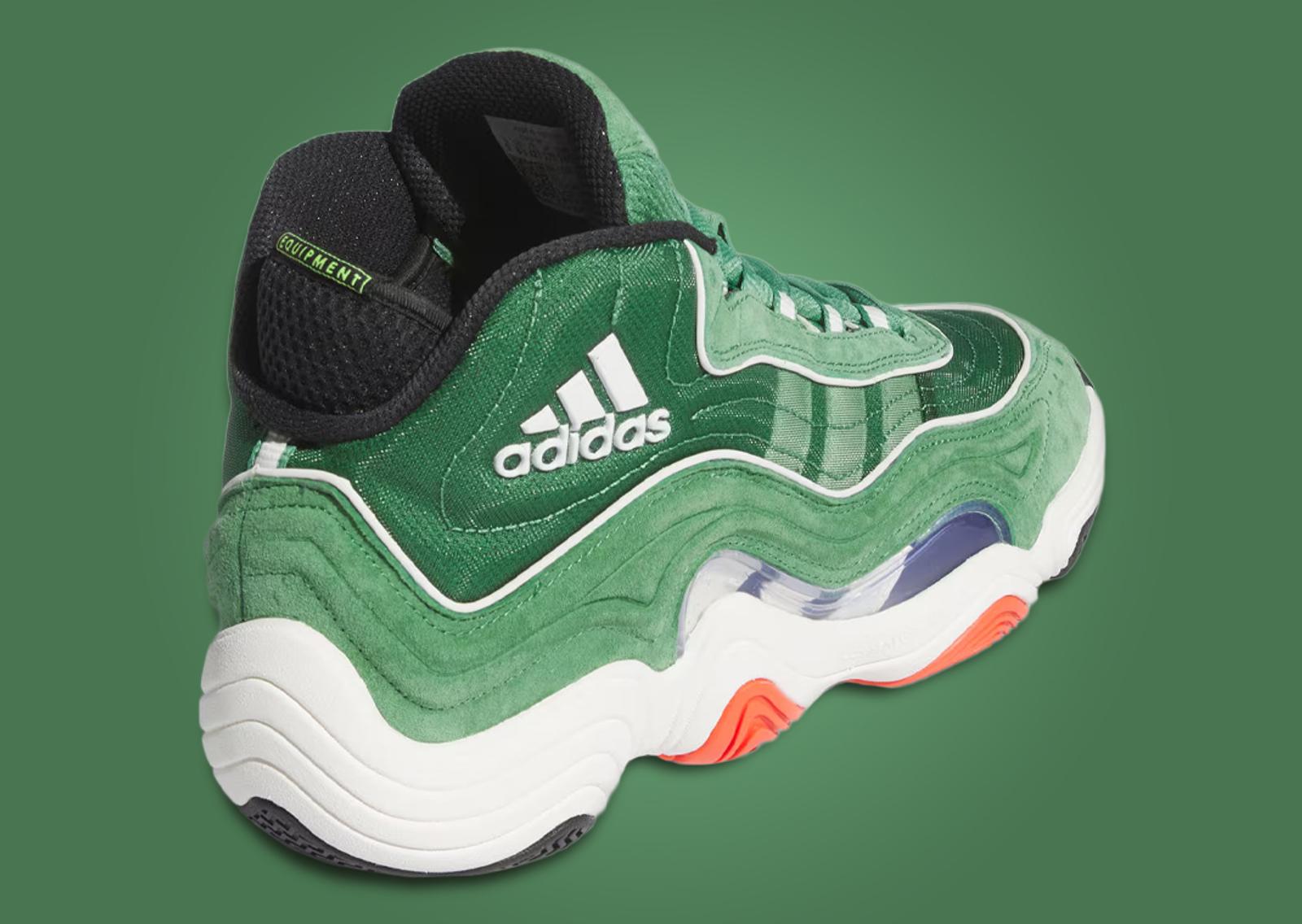 adidas Crazy 98 Green Heel Angle