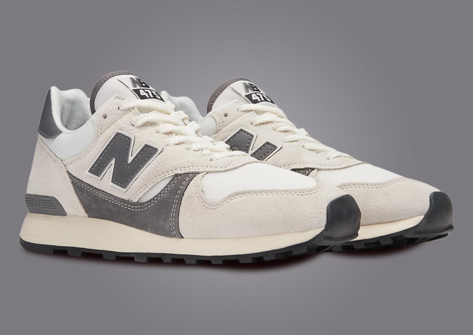 New Balance 475 Sea Salt Castlerock Angle