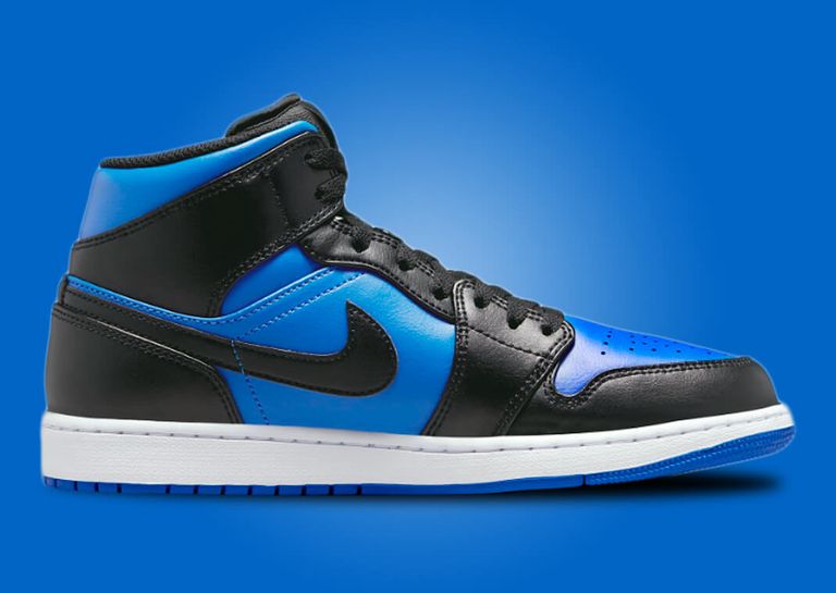 jordan 1 black royal blue mid