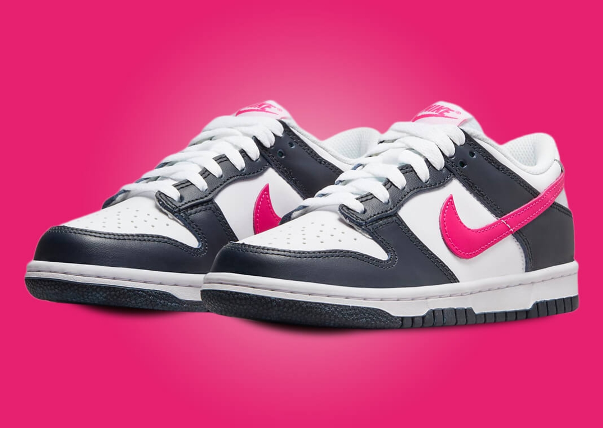 The Kids' Exclusive Nike Dunk Low Dark Obsidian Fierce Pink Releases ...