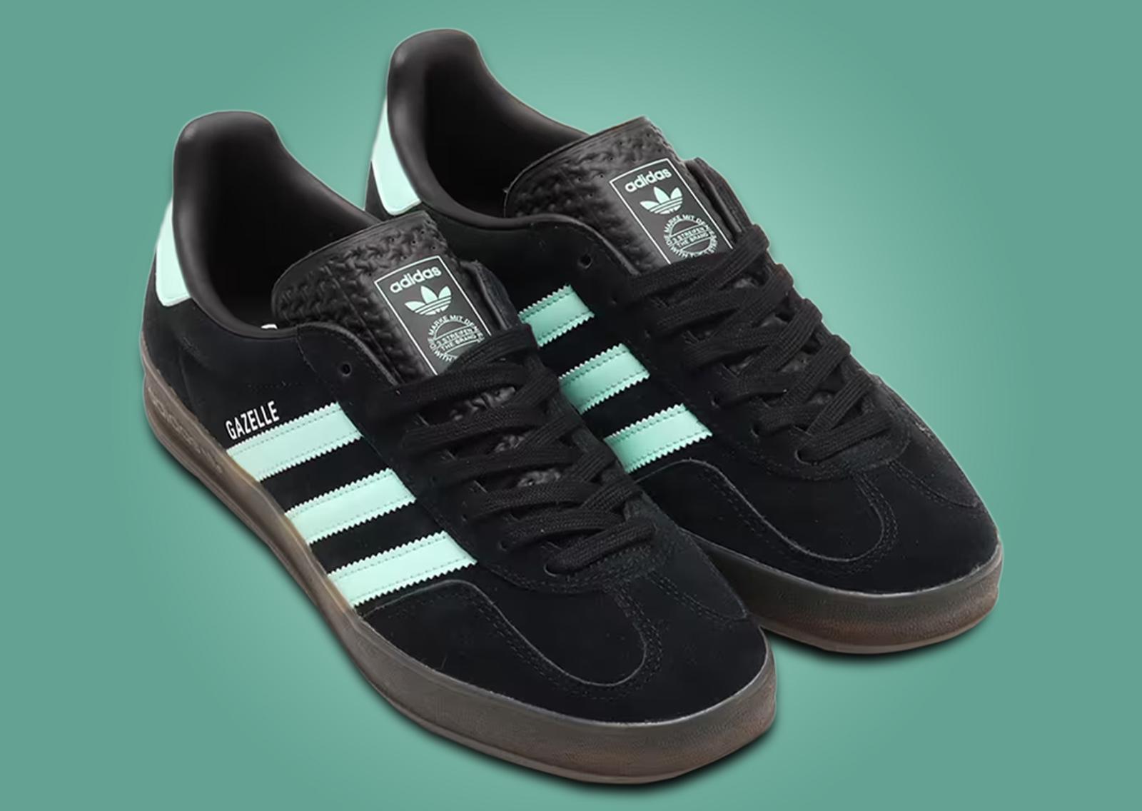 adidas Gazelle Indoor Clear Mint Angle