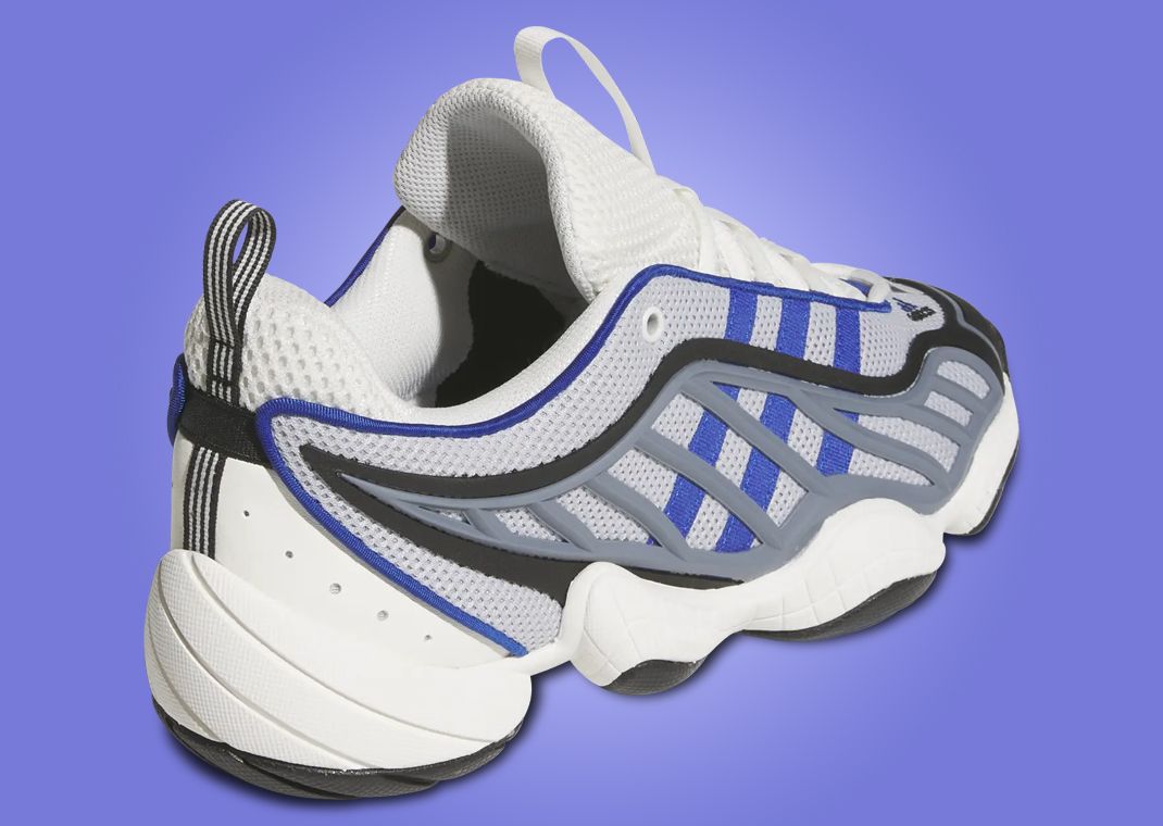 The adidas Intimidation Low Core White Team Royal Blue