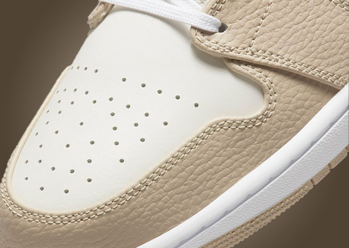 Jordan 1 Platform Sneaker Revealed in Tan/White