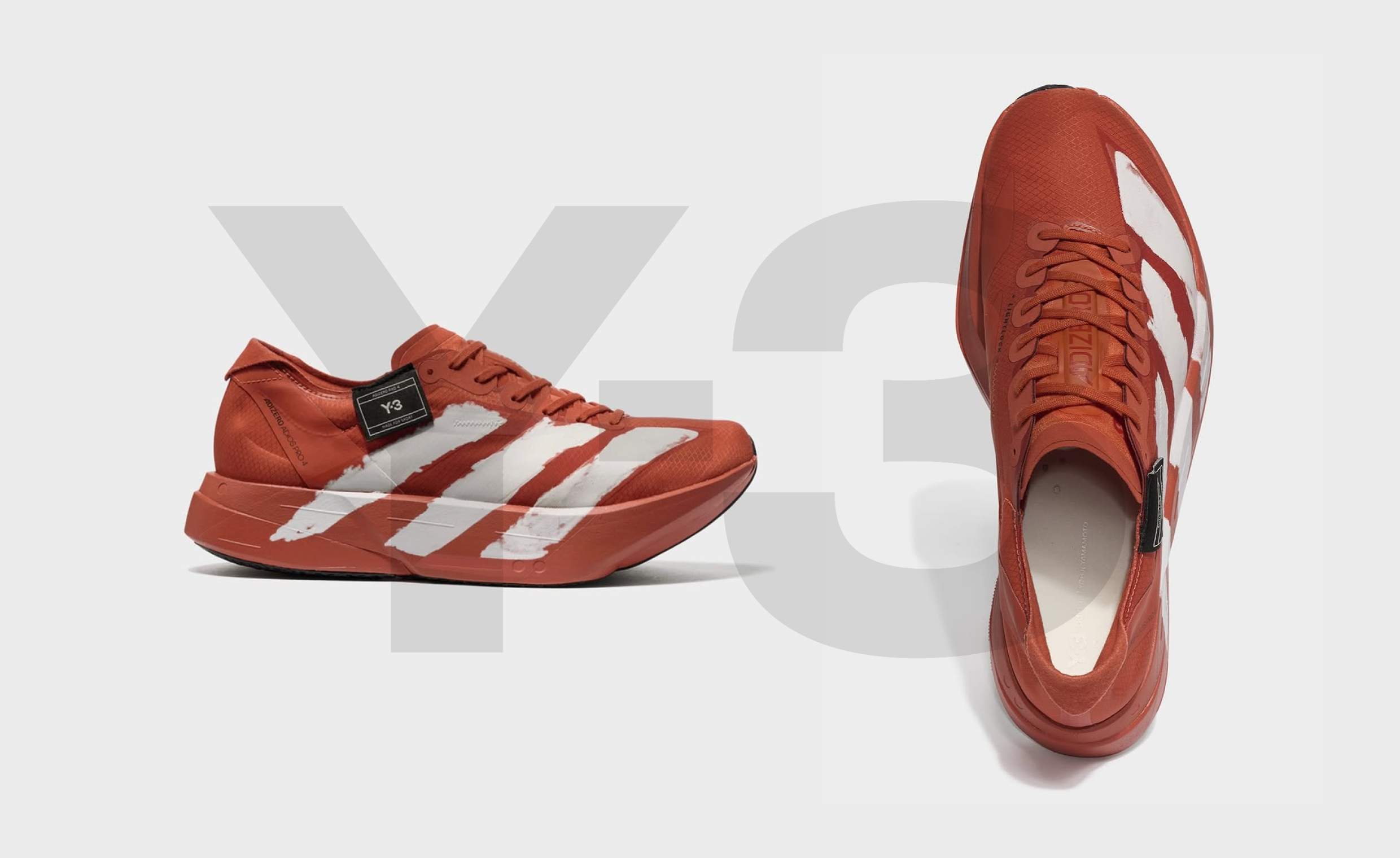 ■Y-3■ Y3 Adios 9 Cinder Silver JS3151 adidas-Adizero-Adios-9-Y-3-