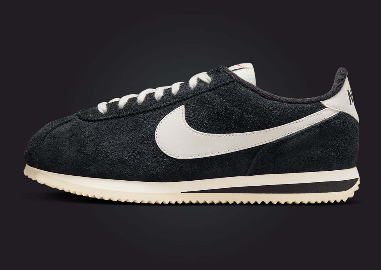 Nike Cortez Vintage Black Sail (W) Lateral