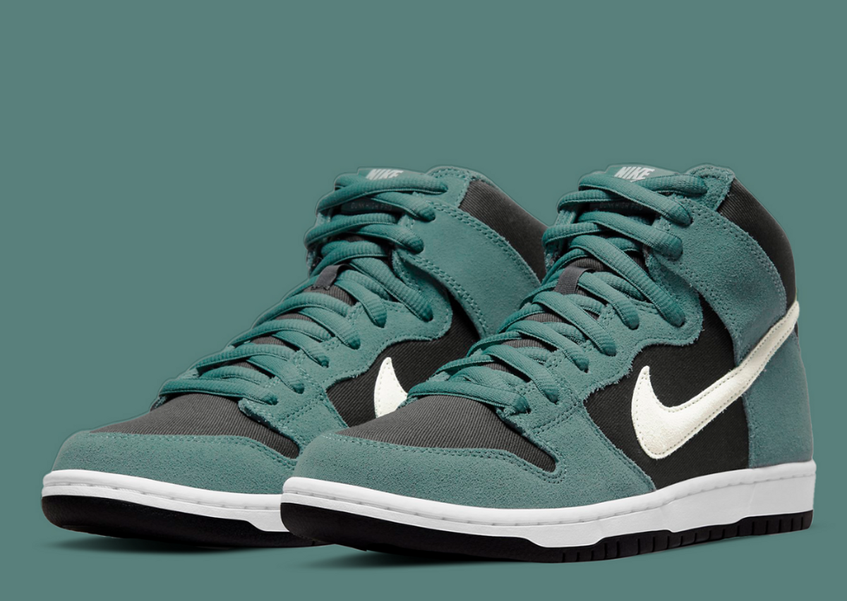 Green Suede Comes To The Nike SB Dunk High