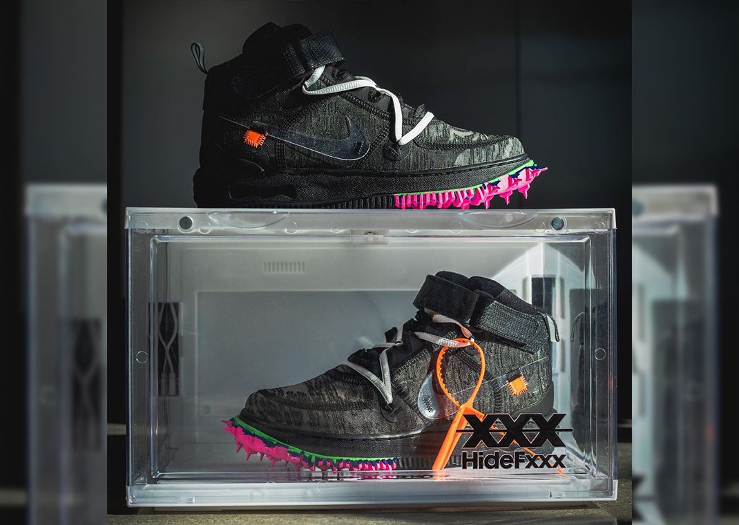 Off white air force hotsell 1 black retail price