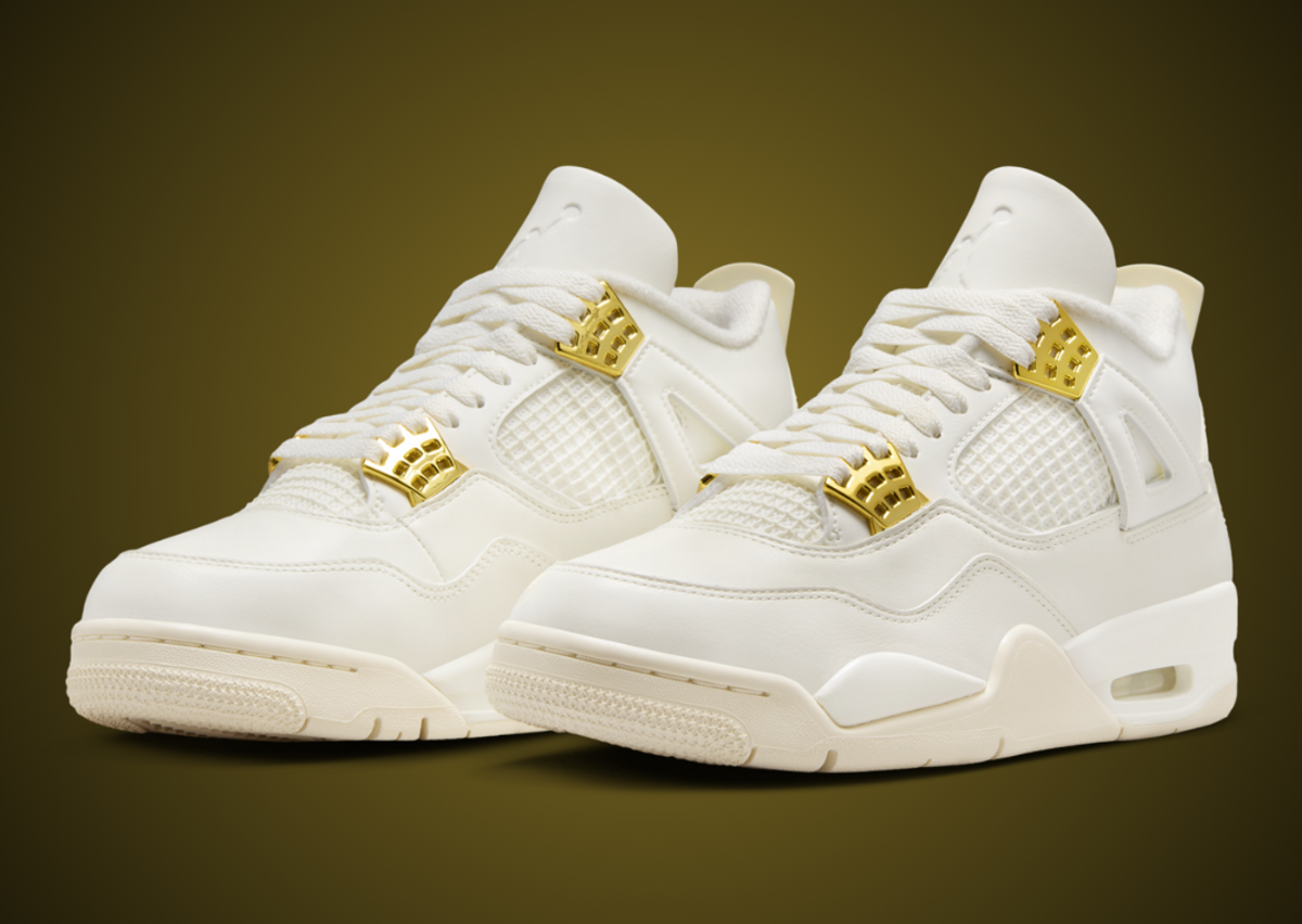 The Women s Exclusive Air Jordan 4 Metallic Gold Releases March 2024
