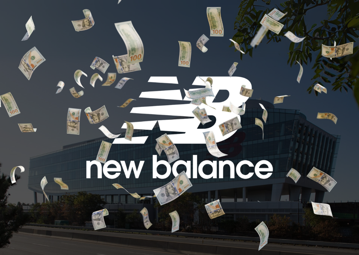 New balance store sales down