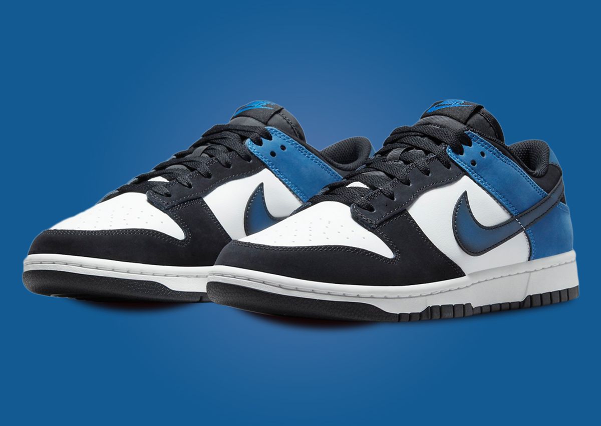 Blue black white dunks Clearance
