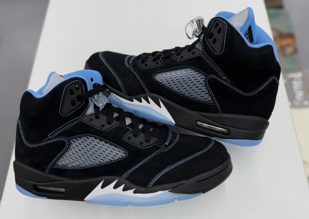An Early Pair of the Air Jordan 5 Retro Black University Blue