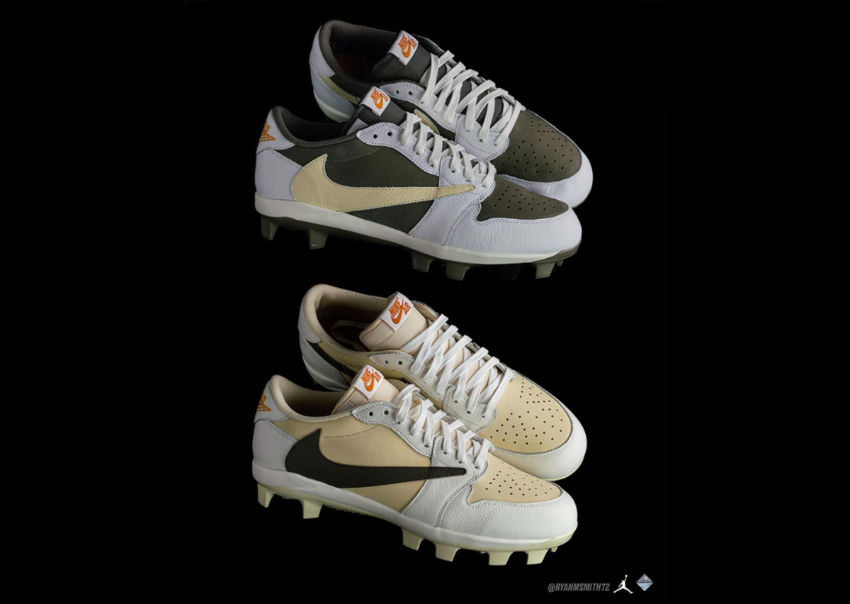 Travis scott jordan outlet 1 cleats