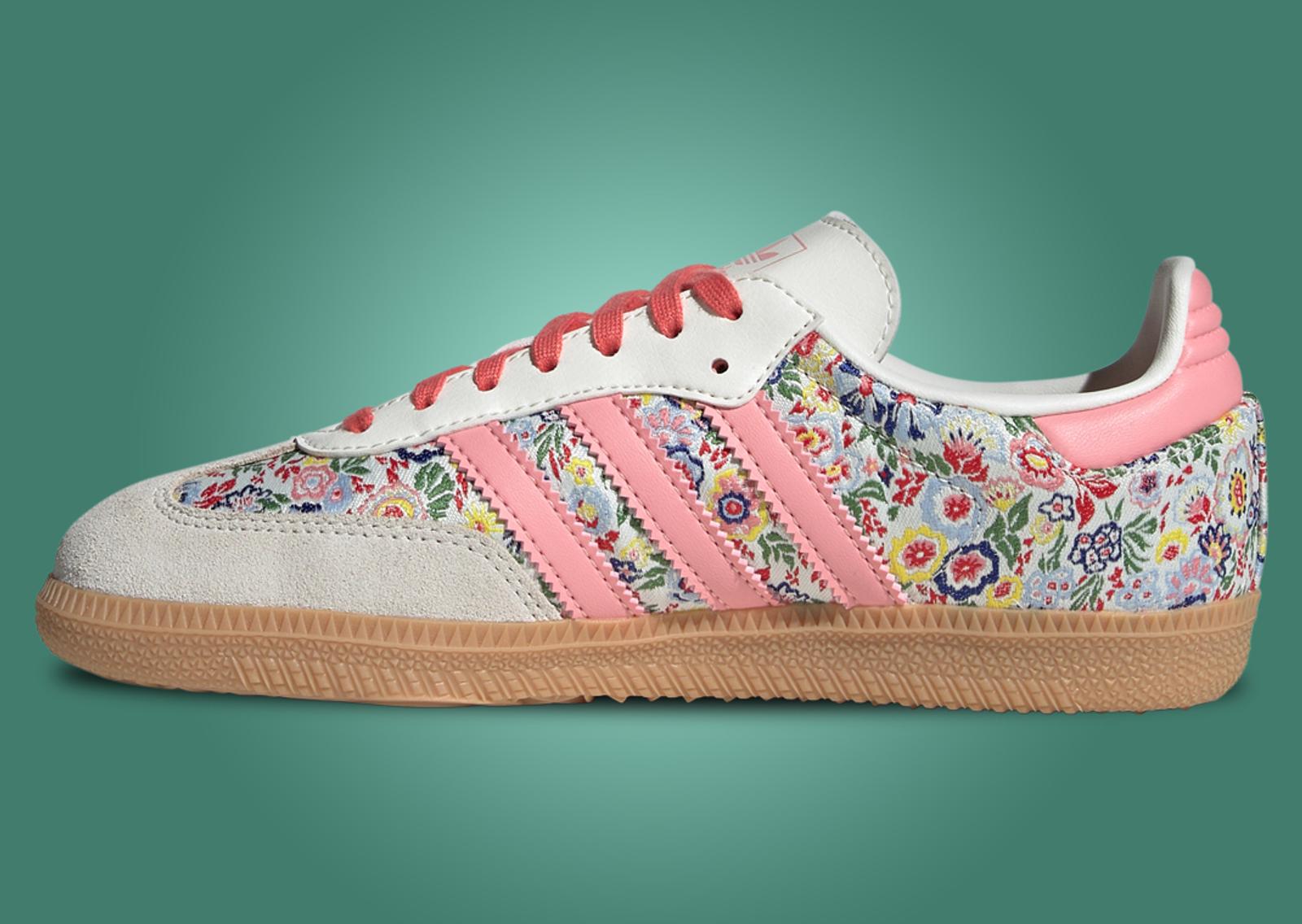 Liberty London x adidas Samba OG (GS) Medial