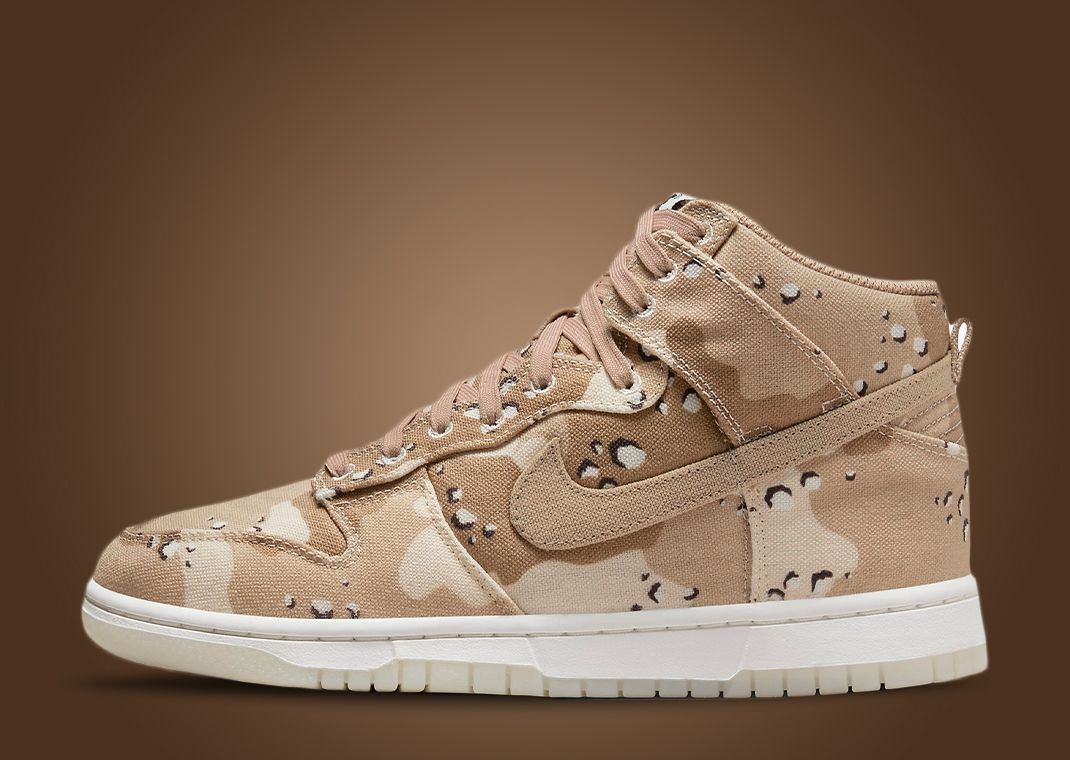 Stay Camouflaged In This Women's Nike Dunk High