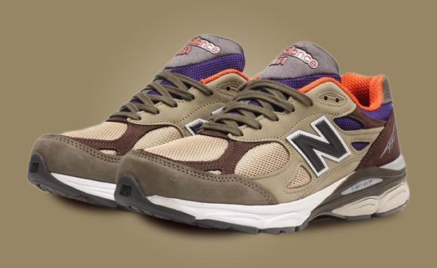 The New Balance 990v3 Made In USA By Teddy Santis Khaki Orange Drops February 23rd