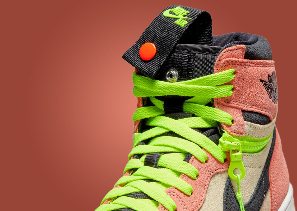 The Air Jordan 1 High Switch Appears In Peach And Volt