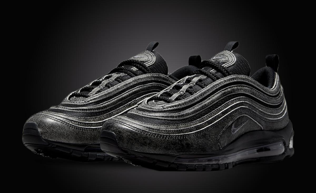 Comme des Garçons Brings Worn-In Vibes To The Nike Air Max 97 Black