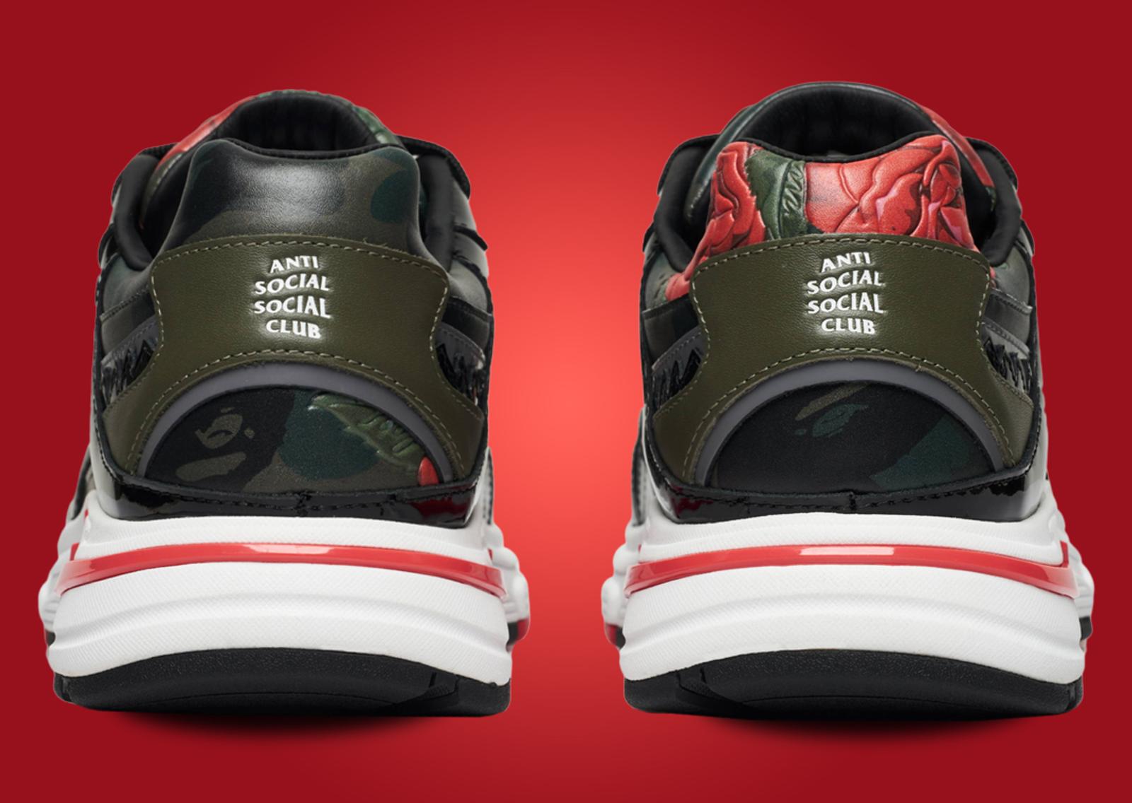 Anti Social Social Club x BAPE Shark STA Heel