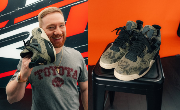 Air Jordan 4 Snakeskin PE Tyler Reddick