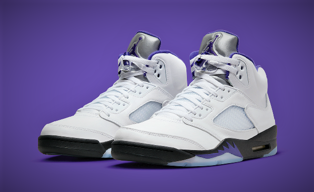 Concord Purple Accents This Air Jordan 5