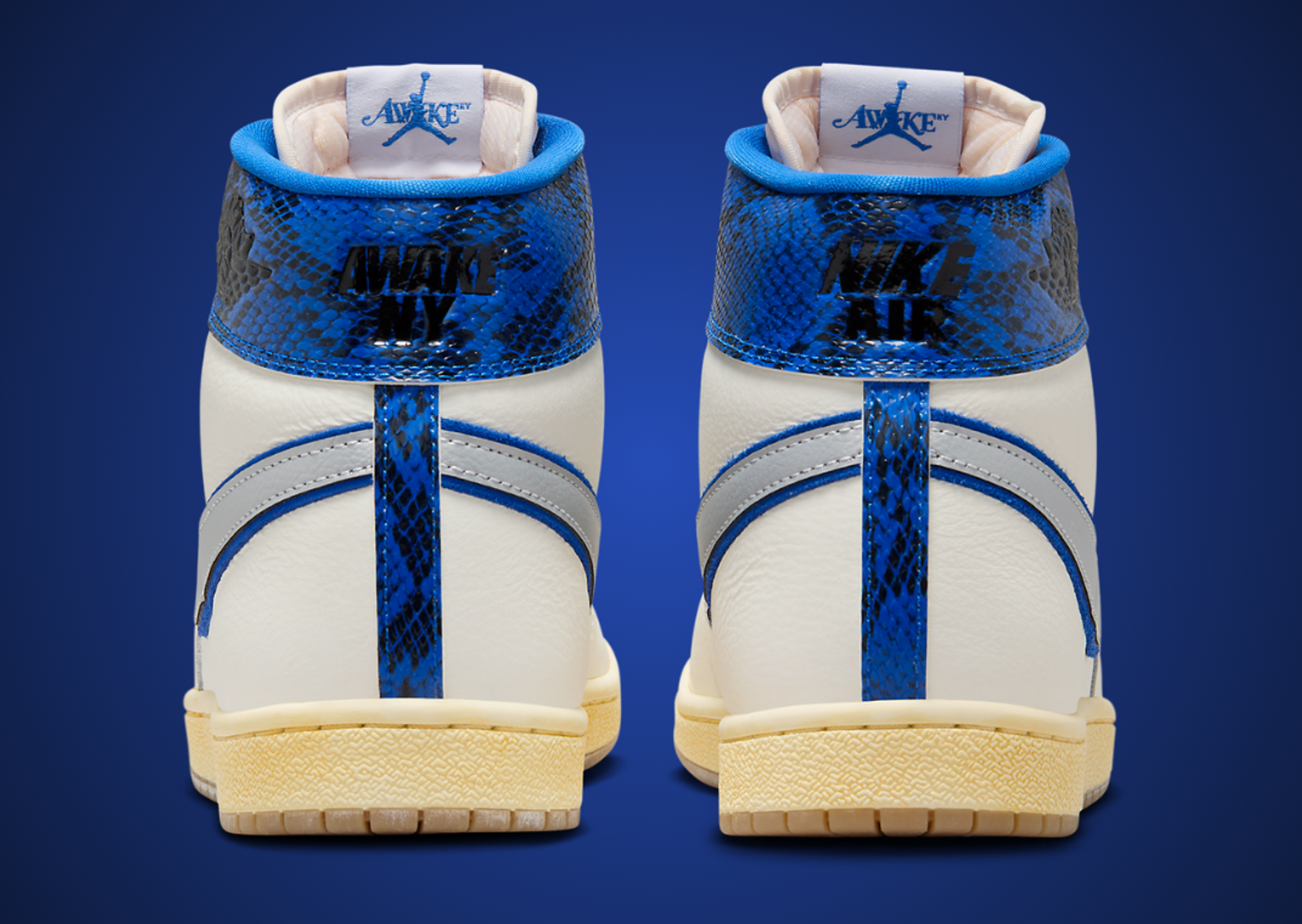 Awake NY x Jordan Air Ship PE SP Game Royal Heel