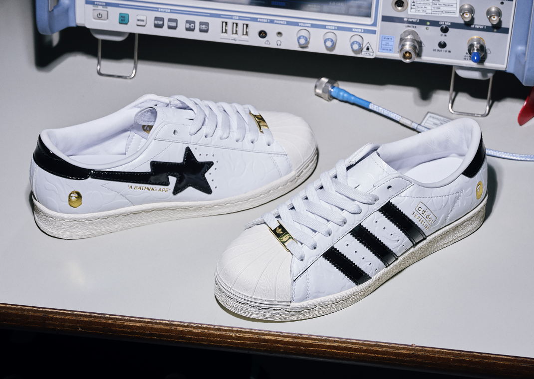 The BAPE x adidas Superstar Pack Releases April 2025