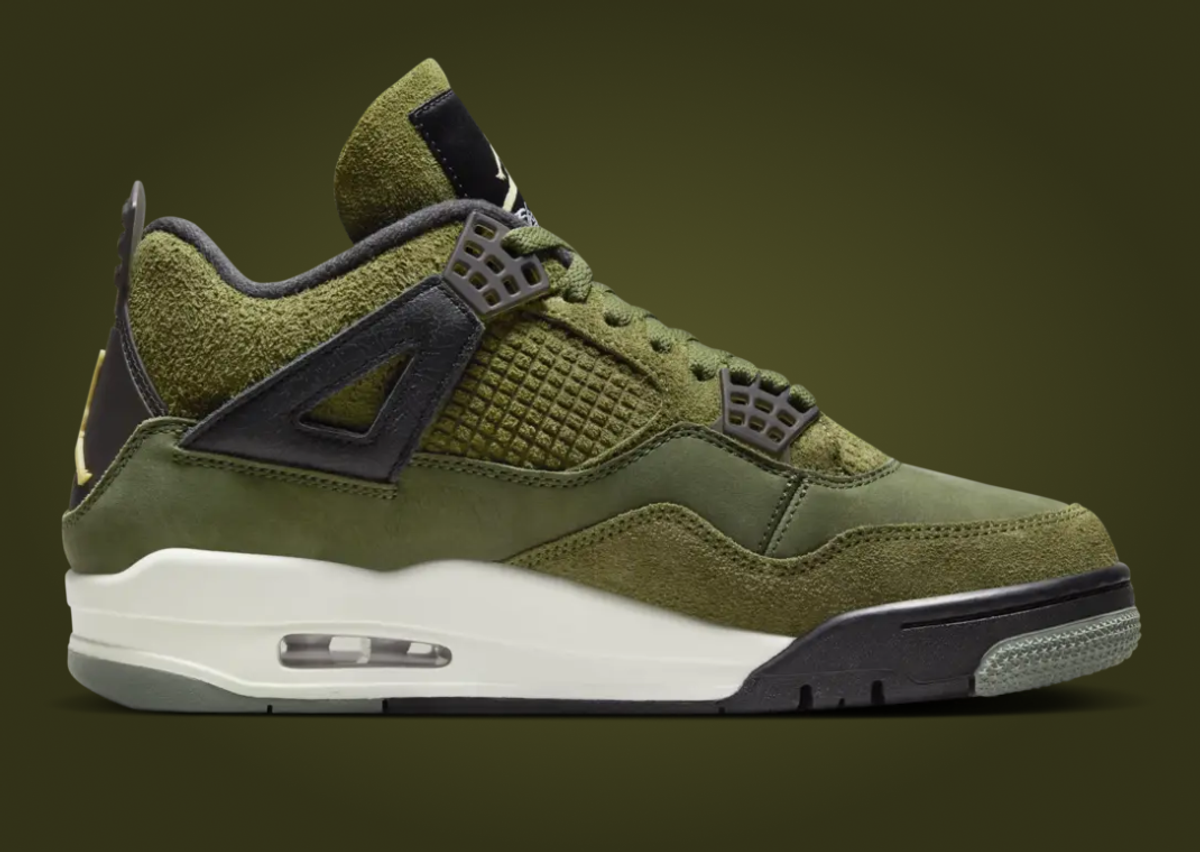 The Air Jordan 4 Craft Olive Releases Sooner Than Expected! - Sneaker News