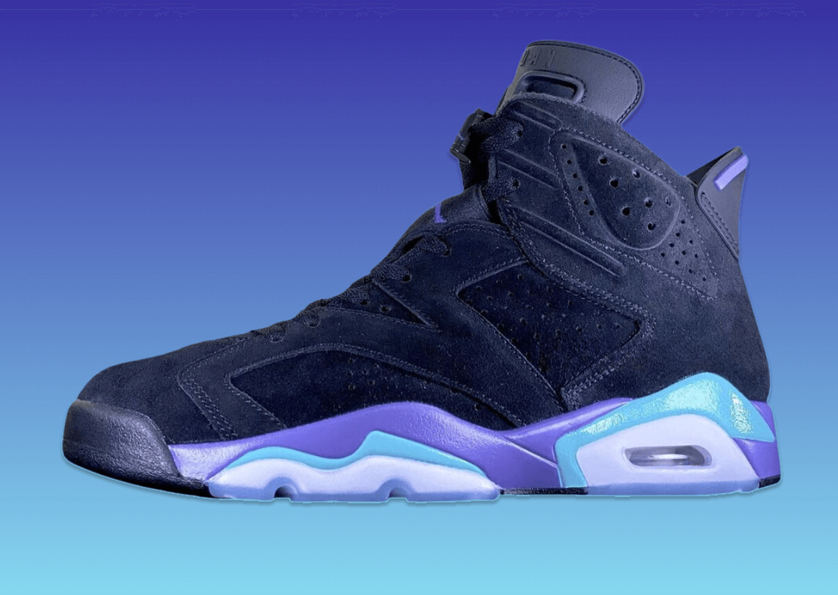 Jordan 6 outlet black purple