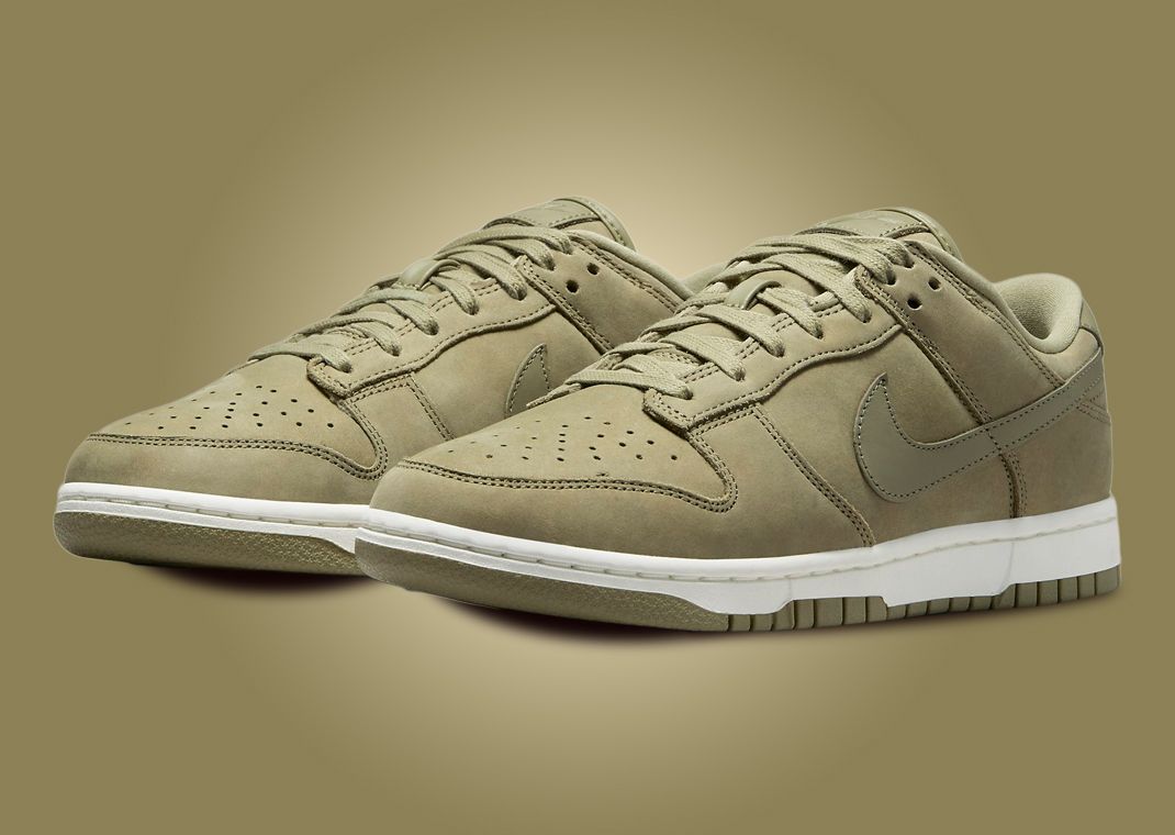This Women's Exclusive Nike Dunk Low Comes In Neutral Olive