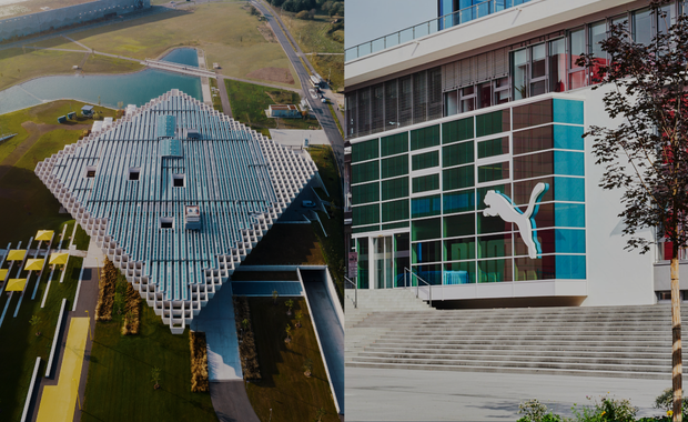 adidas World HQ (left) and Puma World HQ (right)
