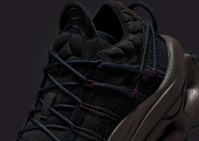 Nike Air Max Flyknit Venture Black Velvet Brown (W) Tongue Detail