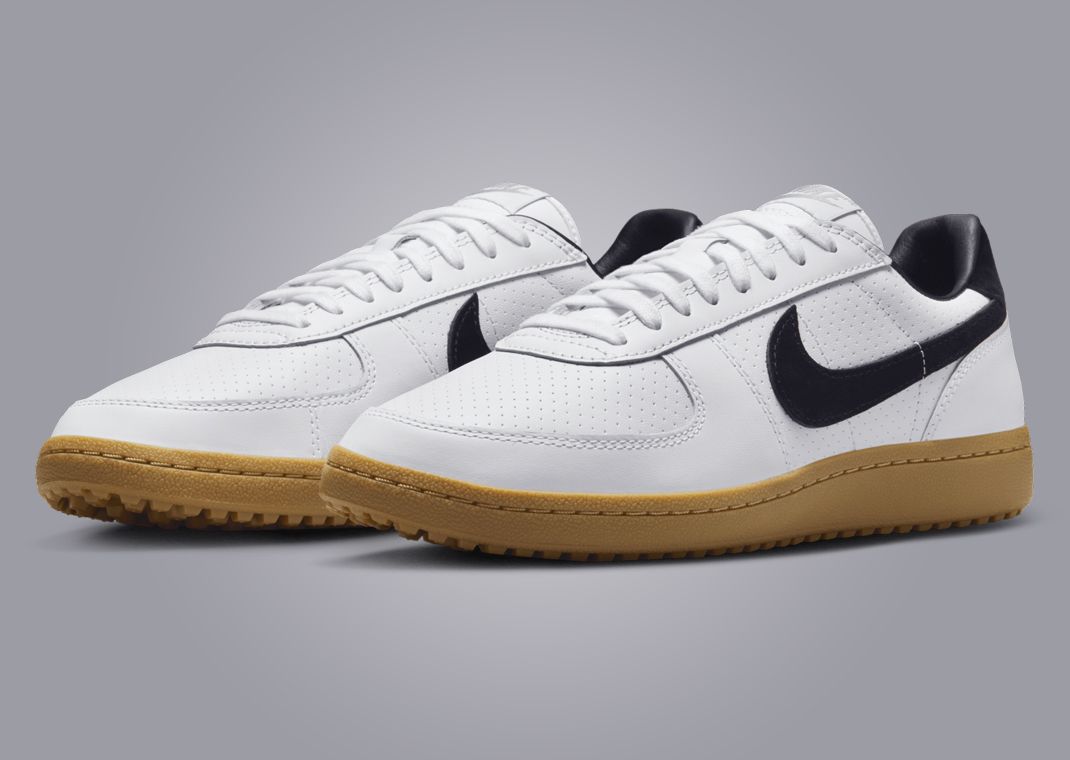 ☆nike☆ Field General W Black Gum Light Brown White FZ55930 The Nike Field General 82 White Black Gum Releases July 2024