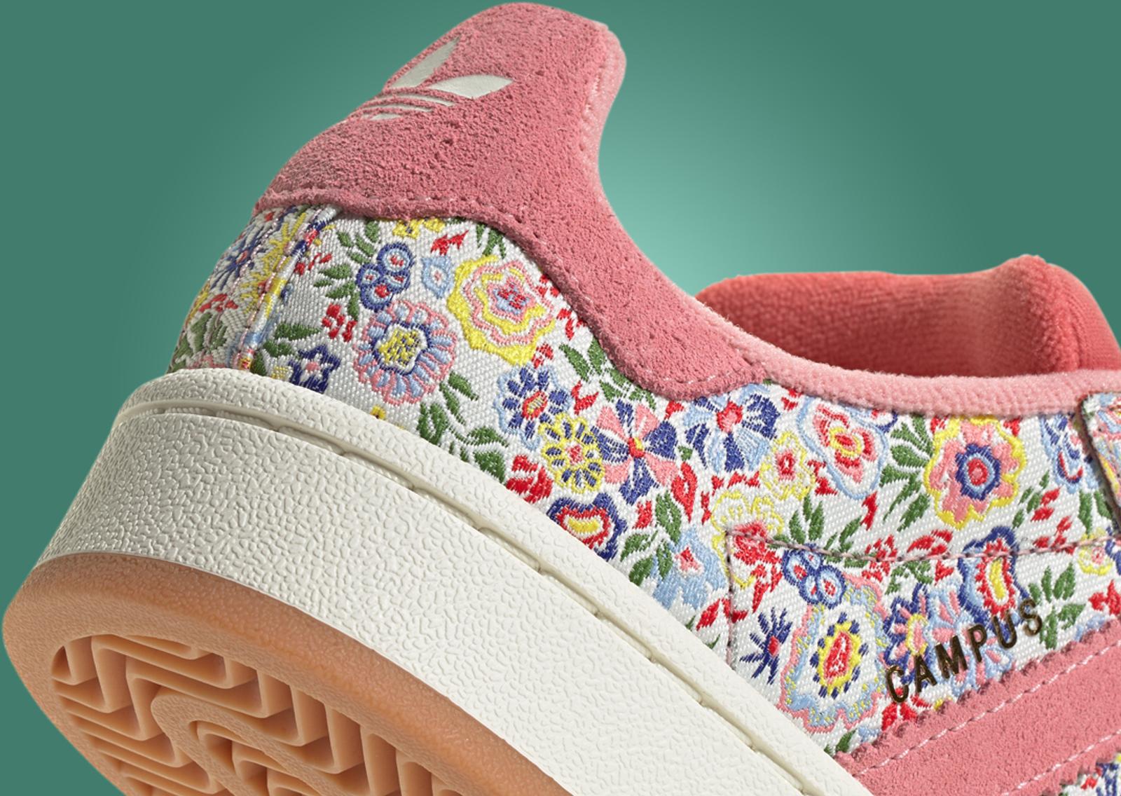 Liberty London x adidas Campus 00s (GS) Heel Detail