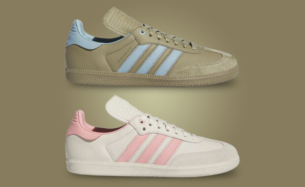 Pharrell Williams' adidas Humanrace Samba in Two New Colors Releases November 2023