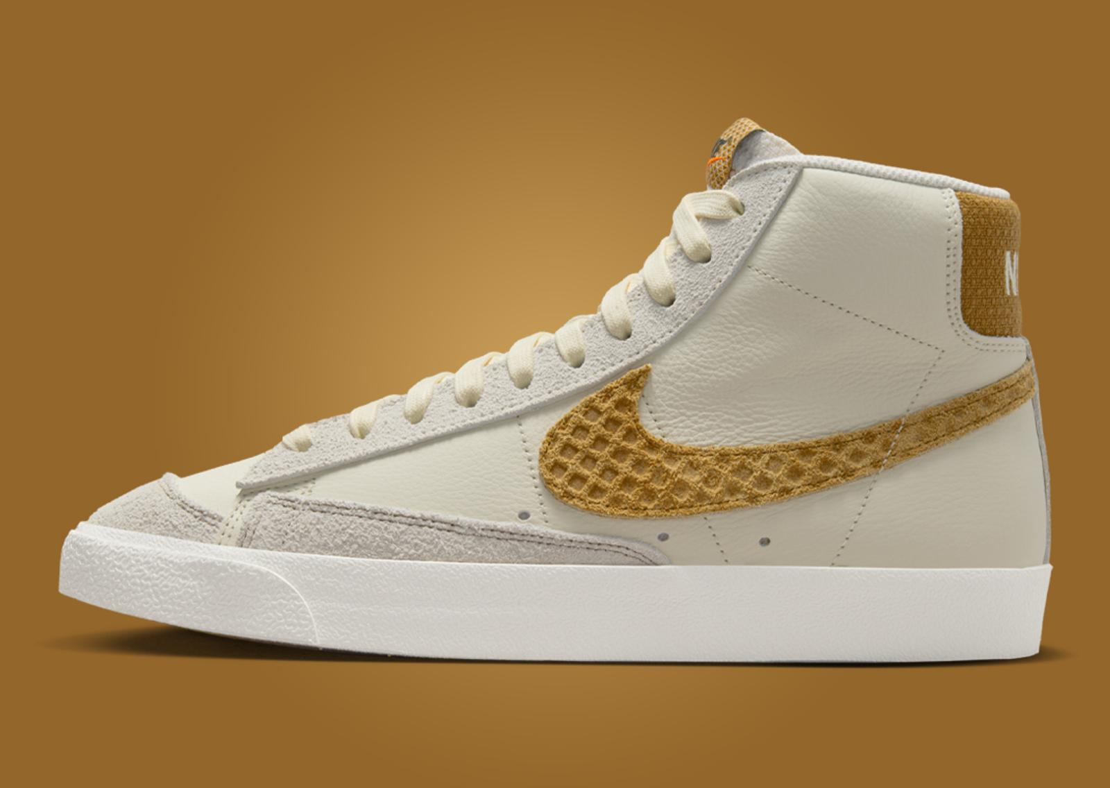 Nike Blazer Mid 77 Waffle Lateral