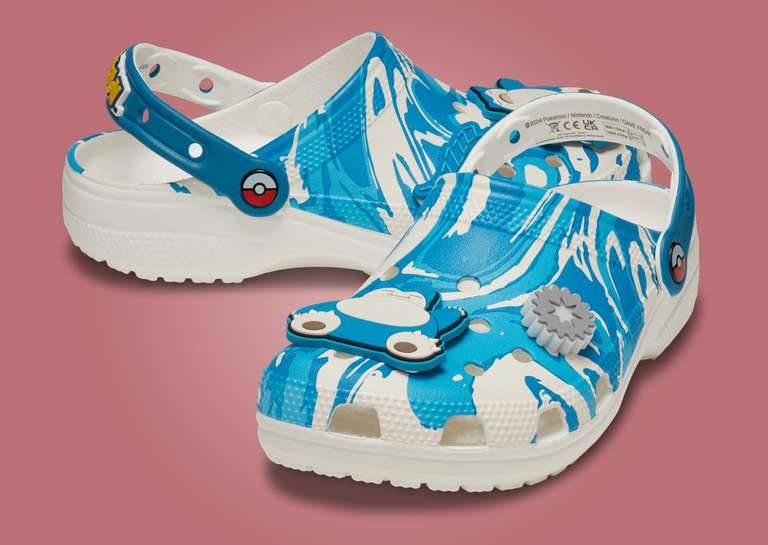 Pokémon x Crocs Classic Clog Snorlax Angle