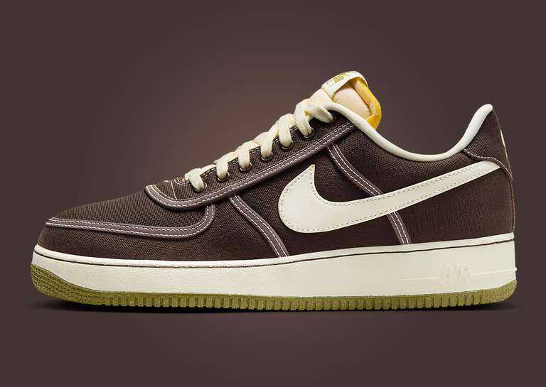 Nike Air Force 1 Low Canvas Baroque Brown Lateral