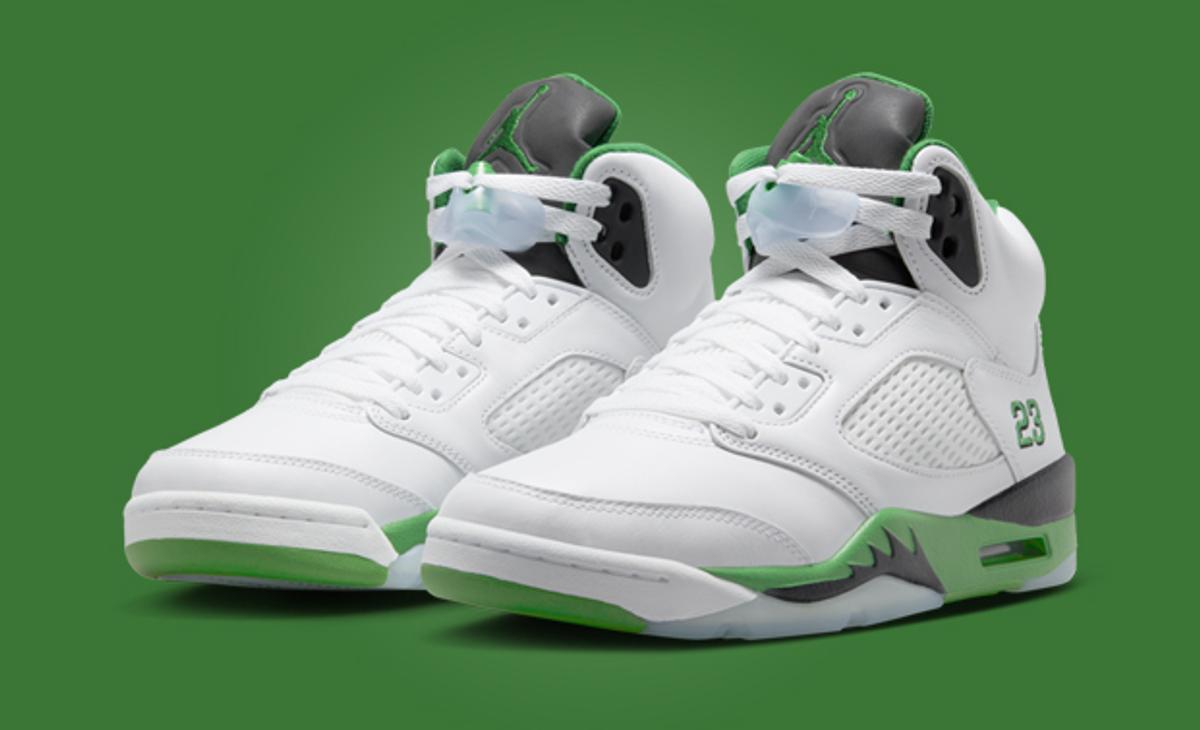 The Women's Air Jordan 5 Lucky Green Releases February 2024