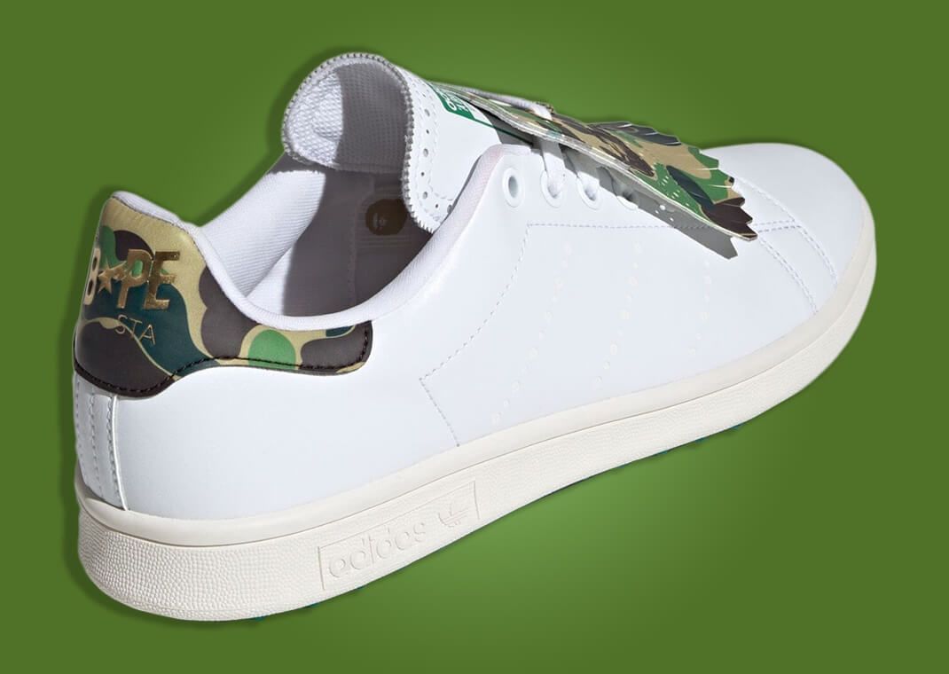 The BAPE x adidas Stan Smith Golf Collection Releases October 2023