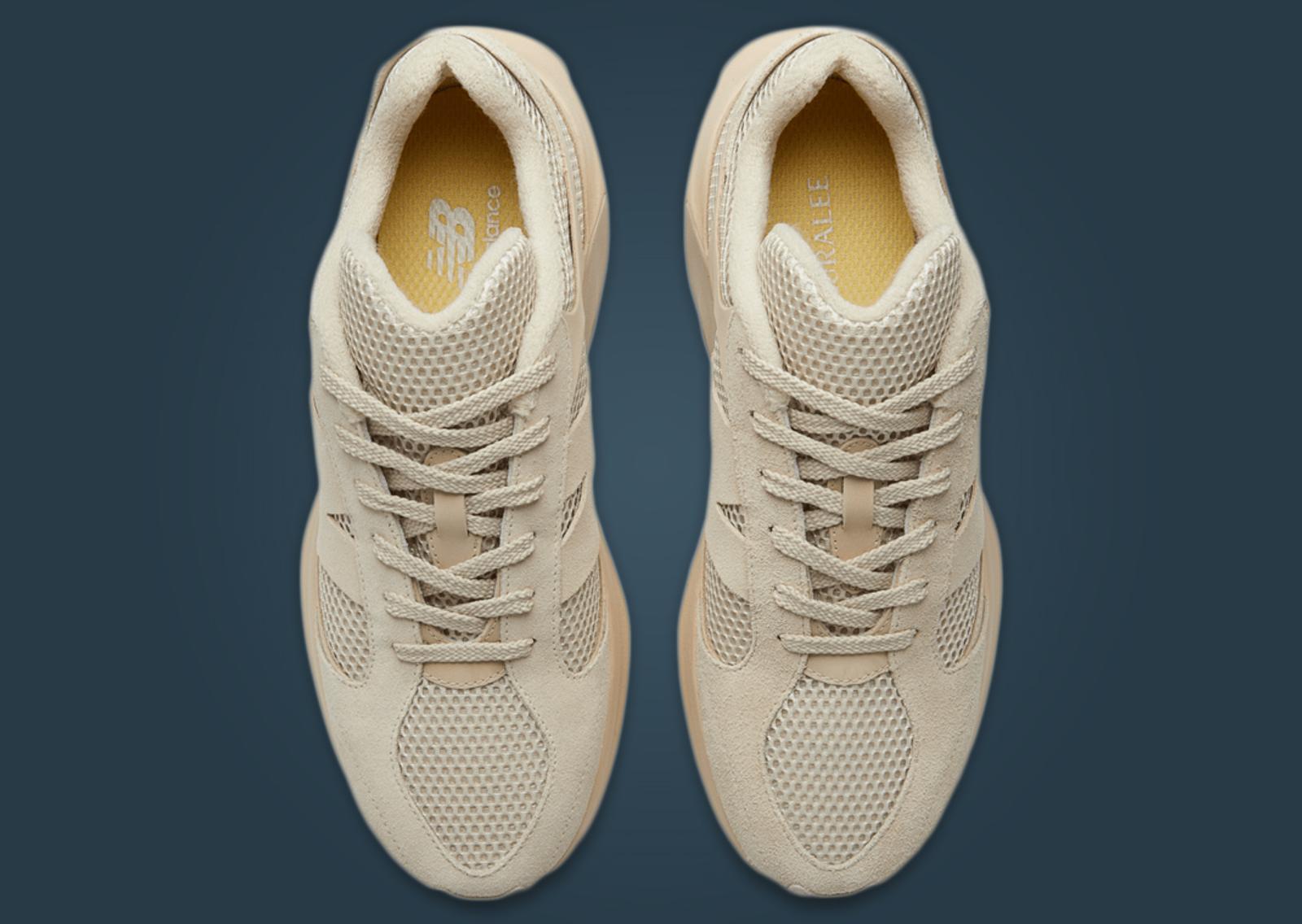 Auralee x New Balance Warped Runner Tan Top