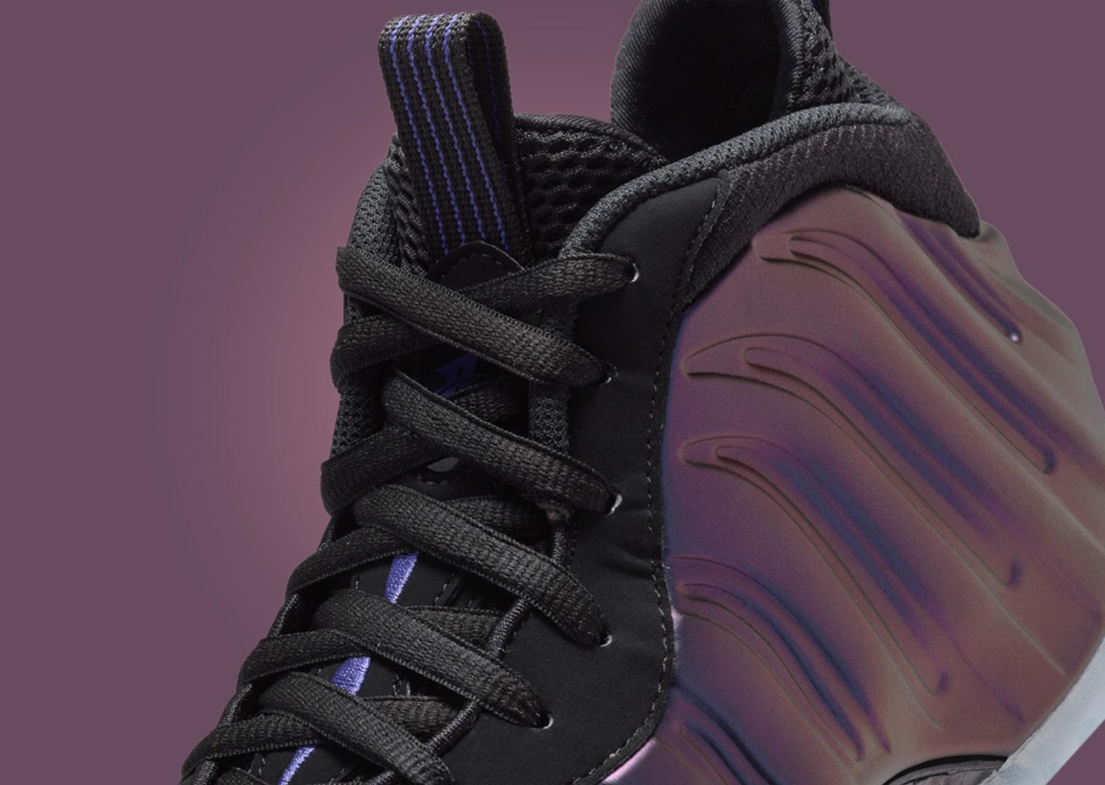 Nike Air Foamposite One Eggplant (2024) Tongue Detail