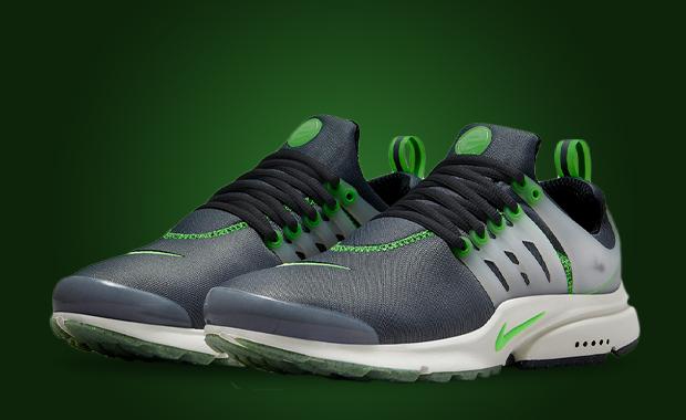 Creepy Details Crawl Their Way Onto The Nike Air Presto Smoke Grey Scream Green